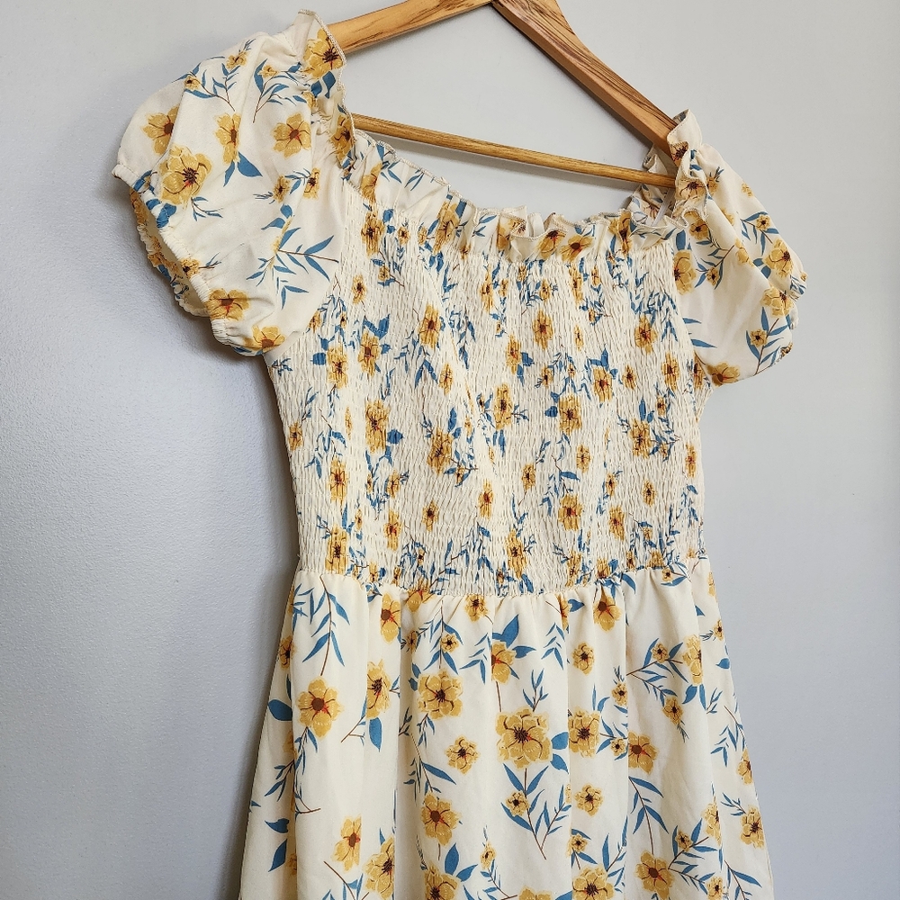 Floral Smocked Dress